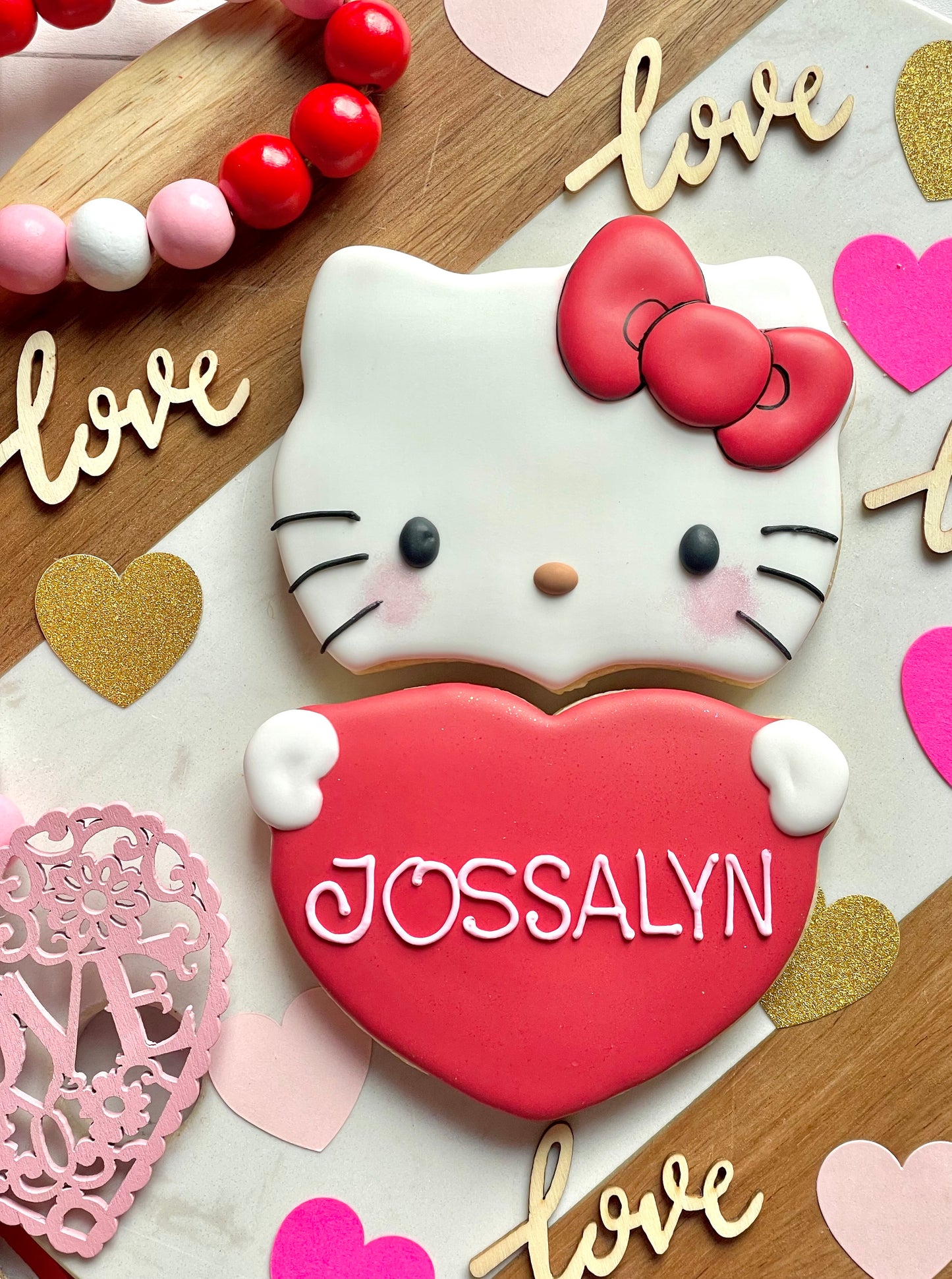 Personalized Hello Kitty Cookie Set