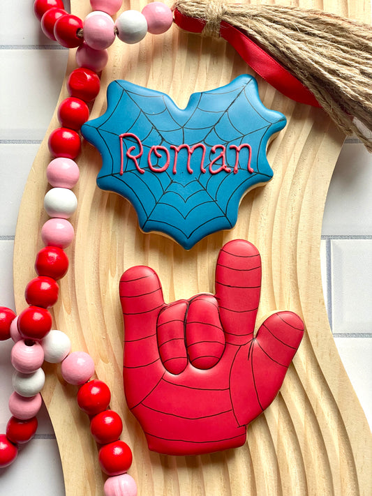 Personalized Spider-Man Cookie Set