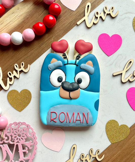 Personalized Bluey Cookie